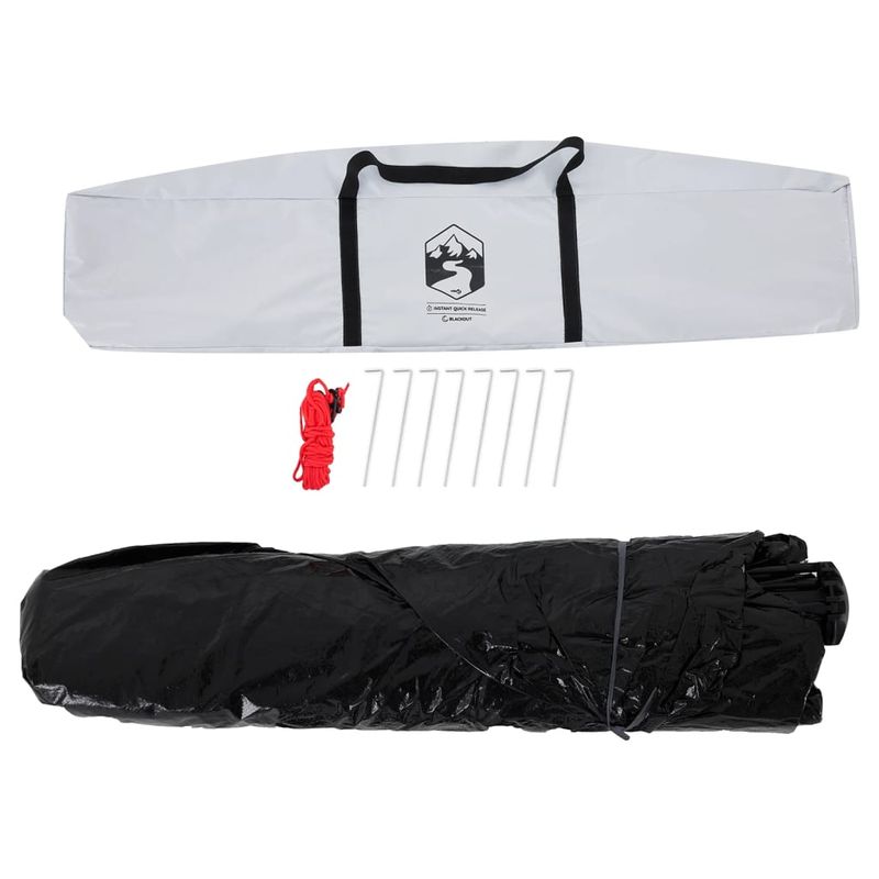 Sport si Outdoor - Camping - Corturi camping - Cort de camping 5 persoane, alb opac, setare rapida, tesatura - Infinity.ro