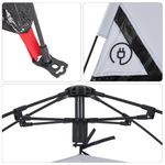 Sport si Outdoor - Camping - Corturi camping - Cort de camping 5 persoane, alb opac, setare rapida, tesatura - Infinity.ro