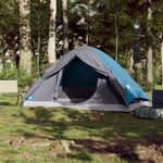 Sport si Outdoor - Camping - Corturi camping - Cort de camping cupola pentru 2 persoane, albastru, impermeabil - Infinity.ro