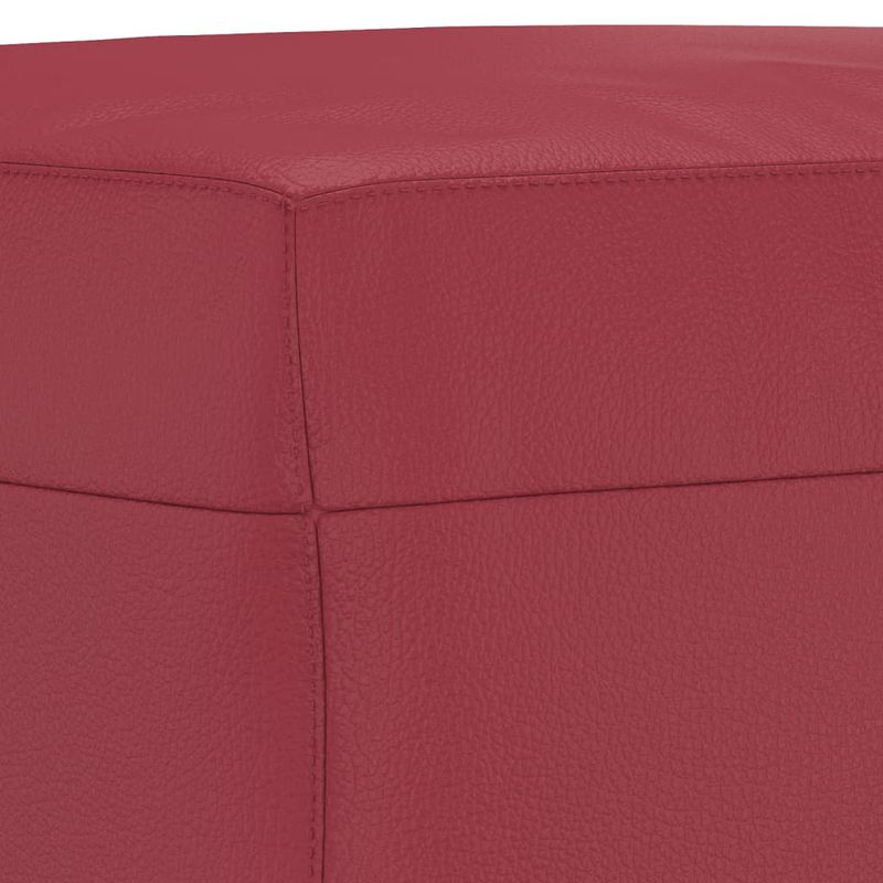 Casa si Gradina - Mobilier - Seturi de mobilier - Seturi living - Set de canapele cu perne, 4 piese, rosu vin, piele ecologica - Infinity.ro
