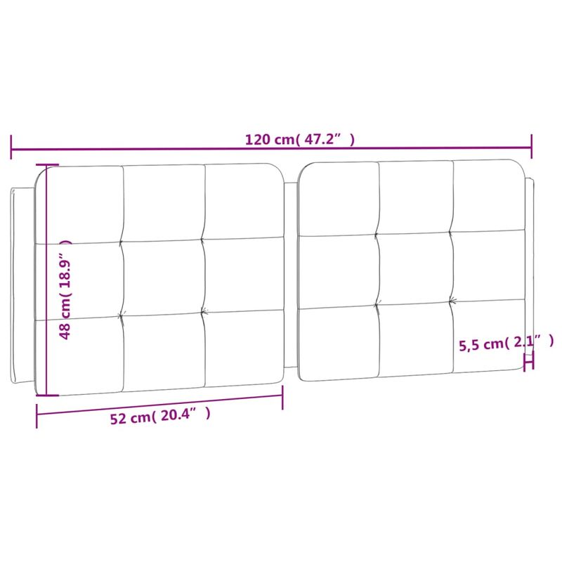 Casa si Gradina - Mobilier - Paturi si accesorii - Accesorii paturi - Tablie de pat Gri din beton 100 cm Lemn compozit - Infinity.ro