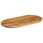 Casa si Gradina - Mobilier - Feronerie si accesorii mobila - Blat de masa oval, 80x40x3,8 cm, lemn masiv de mango - Infinity.ro