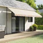 Casa si Gradina - Gradina si terasa - Umbrele si pavilioane - Umbrele - Panza de rezerva copertina, multicolor, 4,5x3,5 m - Infinity.ro