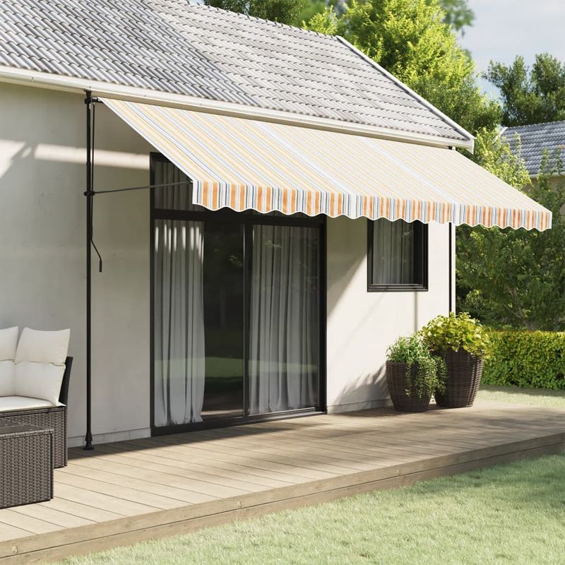 Casa si Gradina - Gradina si terasa - Umbrele si pavilioane - Umbrele - Panza de rezerva copertina, multicolor, 4,5x3,5 m - Infinity.ro