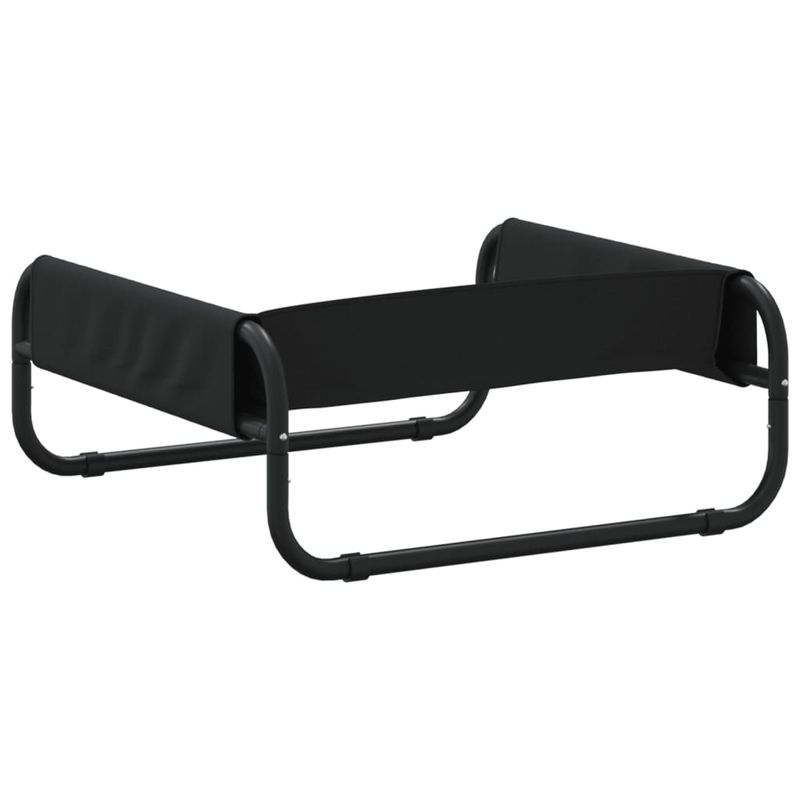 Petshop - Accesorii petshop - Culcusuri si custi - Culcusuri si saltele - Pat inaltat pentru caini, antracit, tesatura Oxford și otel, mărime 57x57x24 cm - Infinity.ro