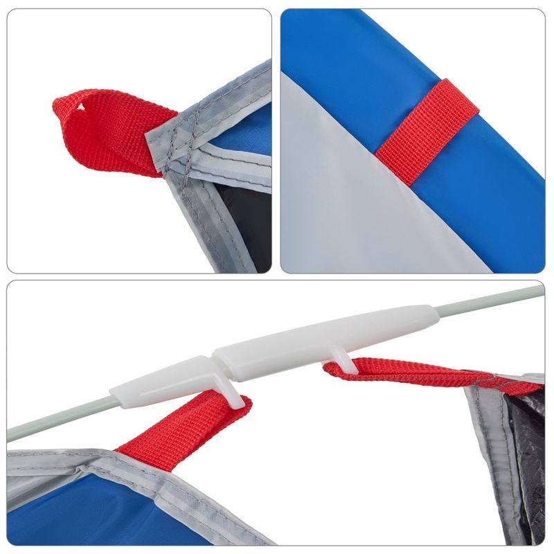 Sport si Outdoor - Camping - Corturi camping - Cort de plaja pop-up, albastru, rezistent la apa - Infinity.ro