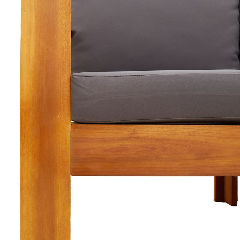 Casa si Gradina - Gradina si terasa - Mobilier exterior - Canapele si fotolii gradina - Scaun de gradina cu perne, lemn masiv de acacia - Infinity.ro