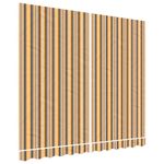 Casa si Gradina - Gradina si terasa - Umbrele si pavilioane - Pavilioane - Panza de rezerva copertina, dungi multicolore, 3x2,5 m, portocaliu și negru - Infinity.ro