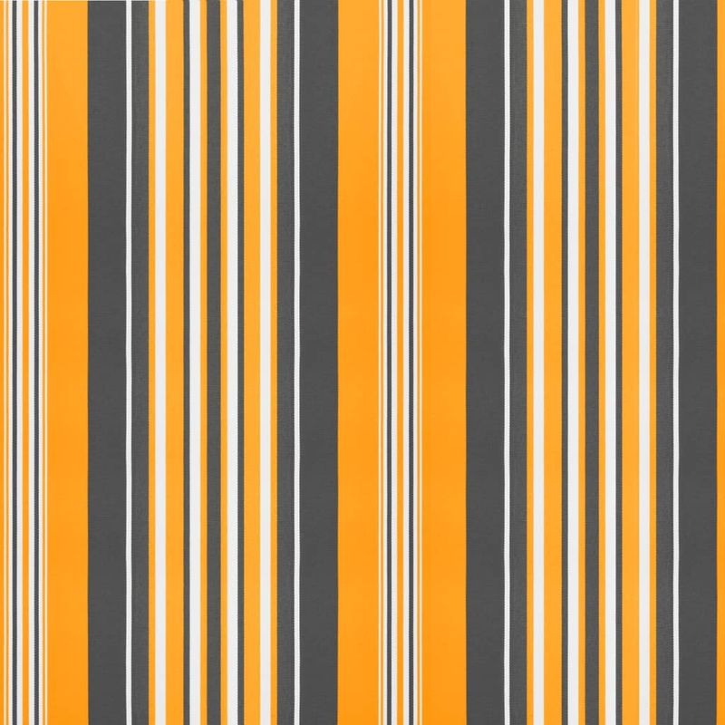 Casa si Gradina - Gradina si terasa - Umbrele si pavilioane - Pavilioane - Panza de rezerva copertina, dungi multicolore, 3x2,5 m, portocaliu și negru - Infinity.ro