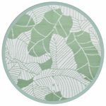 Casa si Gradina - Textile si covoare - Covoare - Covoare casa - Covor de exterior, frunză, diametru 120 cm, PP - Infinity.ro