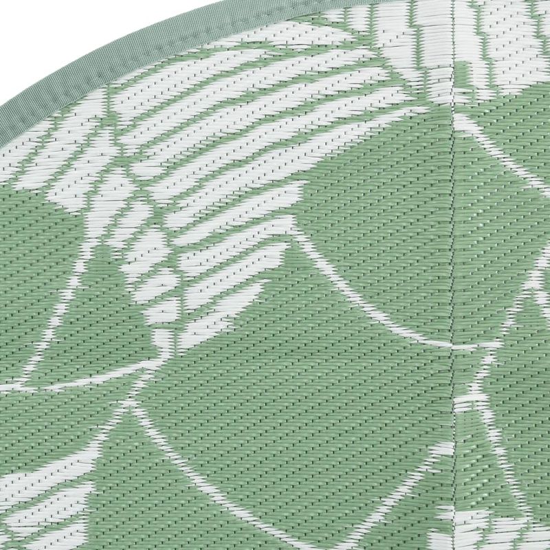 Casa si Gradina - Textile si covoare - Covoare - Covoare casa - Covor de exterior, frunză, diametru 120 cm, PP - Infinity.ro