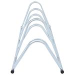 Sport si Outdoor - Ciclism - Accesorii pentru biciclete - Suporturi accesorii biciclete - Suport pentru 6 biciclete de sine statator, otel galvanizat, model triunghi - Infinity.ro