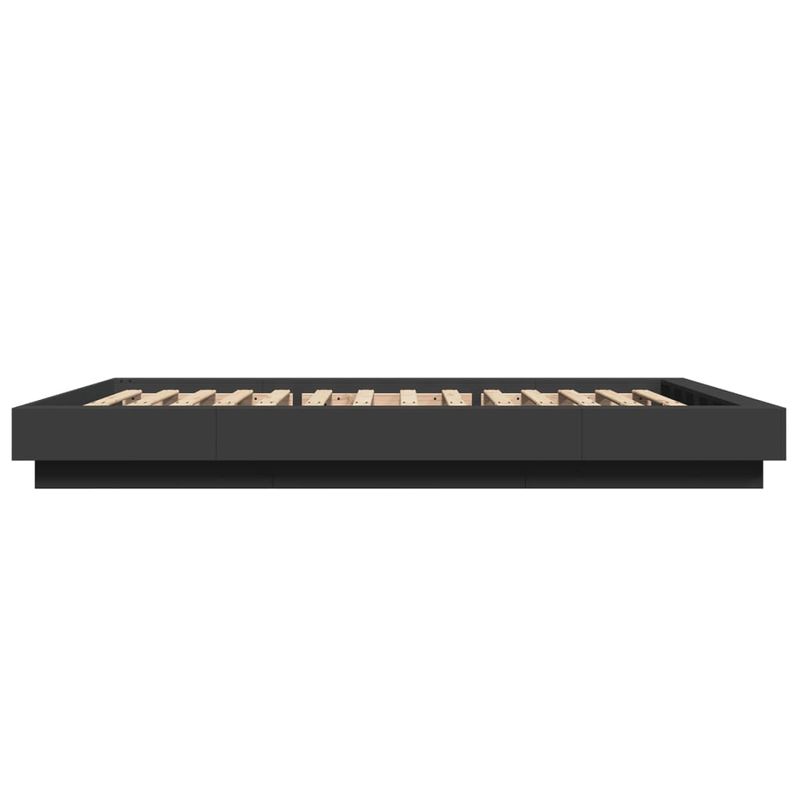 Casa si Gradina - Mobilier - Paturi si accesorii - Paturi - Cadru de pat, negru, 120x200 cm, lemn prelucrat - Infinity.ro
