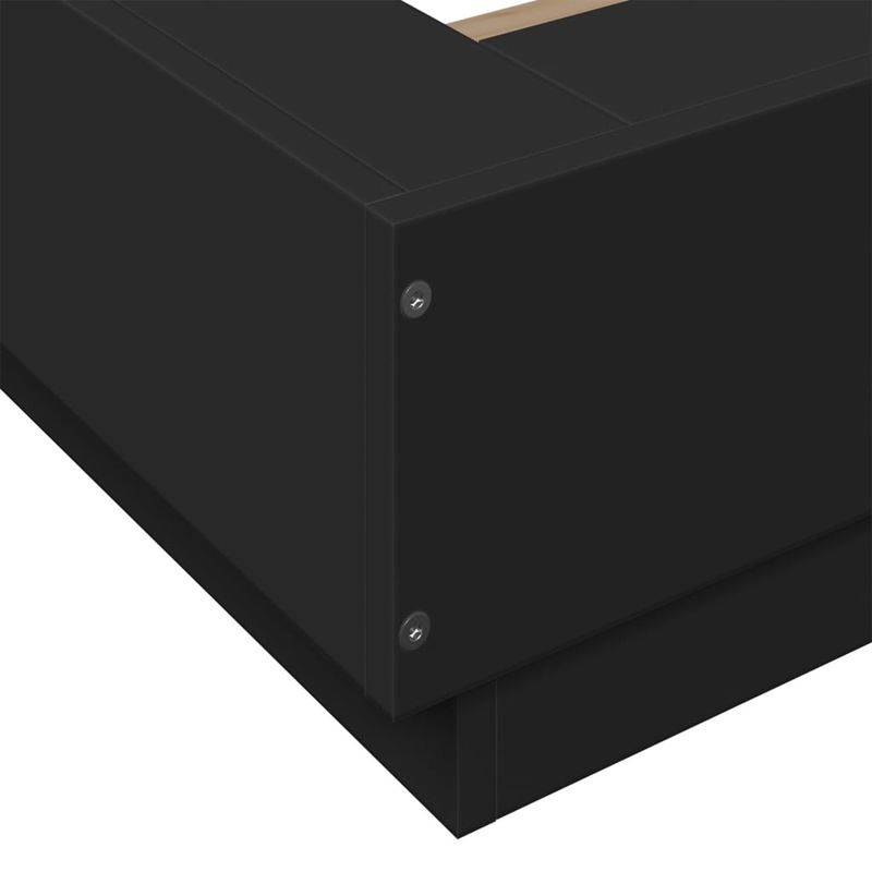 Casa si Gradina - Mobilier - Paturi si accesorii - Paturi - Cadru de pat, negru, 120x200 cm, lemn prelucrat - Infinity.ro