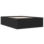 Casa si Gradina - Mobilier - Paturi si accesorii - Paturi - Cadru de pat, negru, 140x200 cm, lemn prelucrat - Infinity.ro