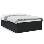 Casa si Gradina - Mobilier - Paturi si accesorii - Paturi - Cadru de pat, negru, 140x200 cm, lemn prelucrat - Infinity.ro