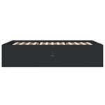 Casa si Gradina - Mobilier - Paturi si accesorii - Paturi - Cadru de pat, negru, 140x200 cm, lemn prelucrat - Infinity.ro