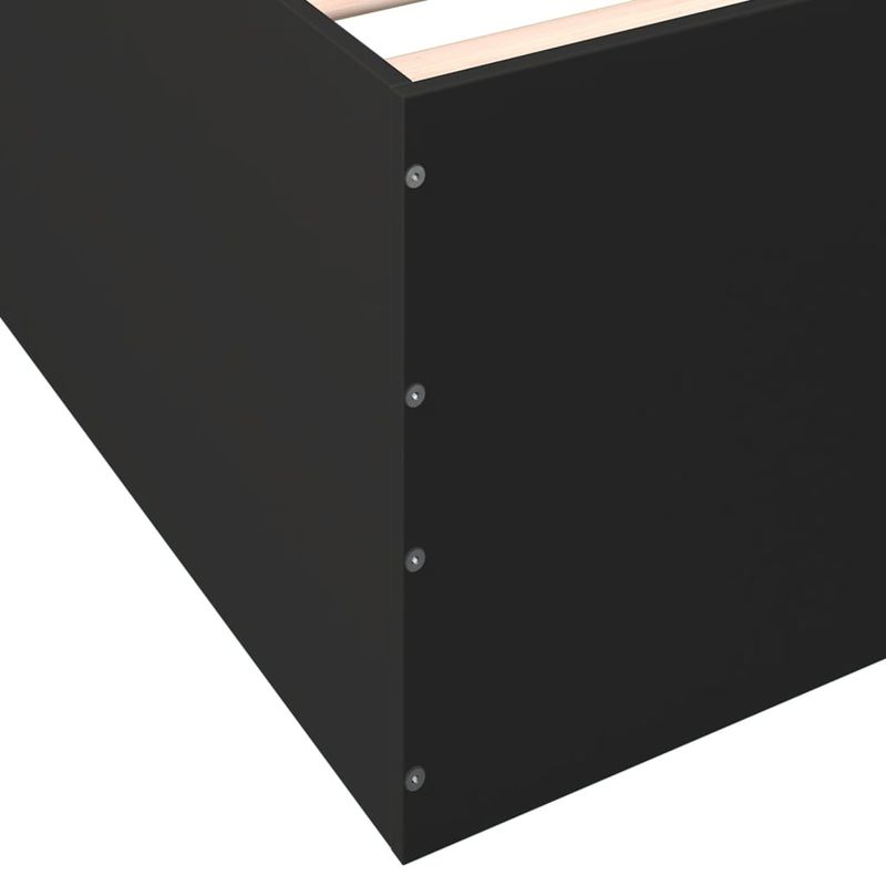 Casa si Gradina - Mobilier - Paturi si accesorii - Paturi - Cadru de pat, negru, 140x200 cm, lemn prelucrat - Infinity.ro
