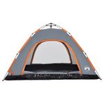 Sport si Outdoor - Camping - Corturi camping - Cort camping, 5 persoane, gri/oranj, setare rapida - Infinity.ro