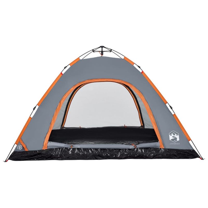 Sport si Outdoor - Camping - Corturi camping - Cort camping, 5 persoane, gri/oranj, setare rapida - Infinity.ro