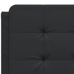Casa si Gradina - Mobilier - Paturi si accesorii - Paturi - Cadru de pat cu lumini LED, negru, 140x200 cm, piele ecologica - Infinity.ro