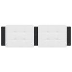 Casa si Gradina - Mobilier - Paturi si accesorii - Accesorii paturi - Tablie de pat Alb 100 cm Lemn compozit - Infinity.ro