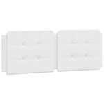 Casa si Gradina - Mobilier - Paturi si accesorii - Paturi - Cadru de pat cu lumini LED, alb, 140x190 cm, piele ecologica - Infinity.ro
