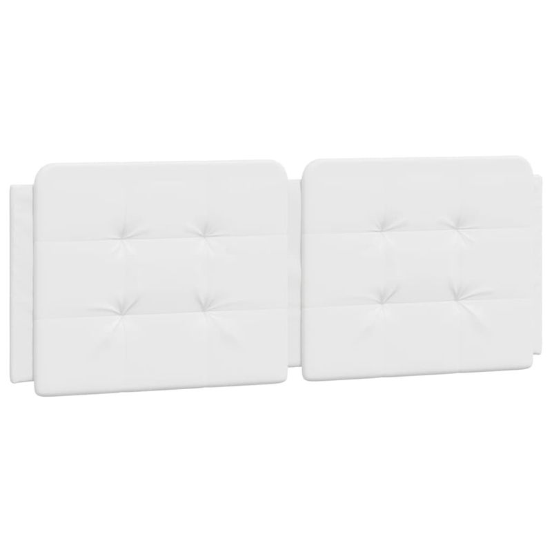 Casa si Gradina - Mobilier - Paturi si accesorii - Paturi - Cadru de pat cu lumini LED, alb, 140x190 cm, piele ecologica - Infinity.ro