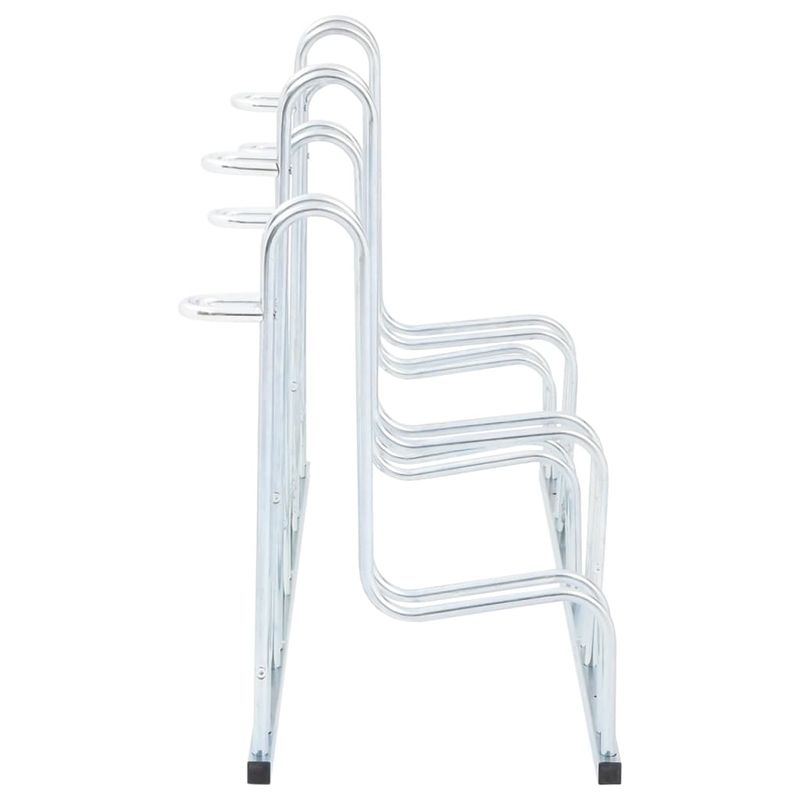 Sport si Outdoor - Ciclism - Accesorii pentru biciclete - Suporturi accesorii biciclete - Suport pentru 5 biciclete de sine statator, otel galvanizat, model suport înalt - Infinity.ro