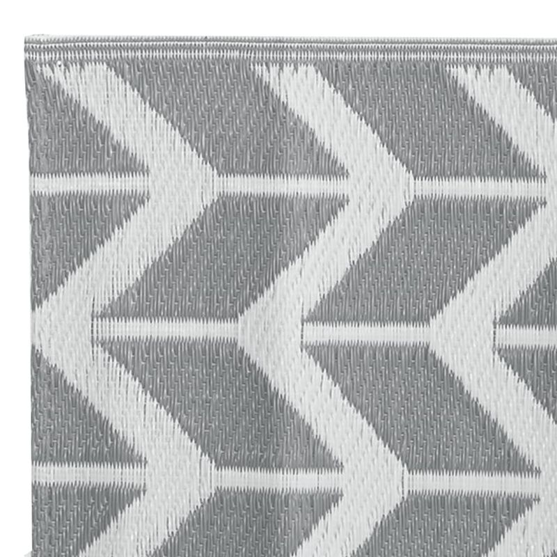 Casa si Gradina - Textile si covoare - Covoare - Covoare casa - Covor de exterior, 140x200 cm, PP, alb și gri - Infinity.ro