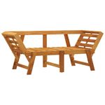 Casa si Gradina - Gradina si terasa - Mobilier exterior - Bancute de gradina - Banca de gradina cu perne 2 in 1, lemn masiv de acacia, gri închis - Infinity.ro