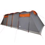 Sport si Outdoor - Camping - Corturi camping - Cort de familie tunel 8 persoane, gri/portocaliu, impermeabil - Infinity.ro