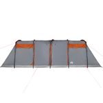 Sport si Outdoor - Camping - Corturi camping - Cort de familie tunel 8 persoane, gri/portocaliu, impermeabil - Infinity.ro