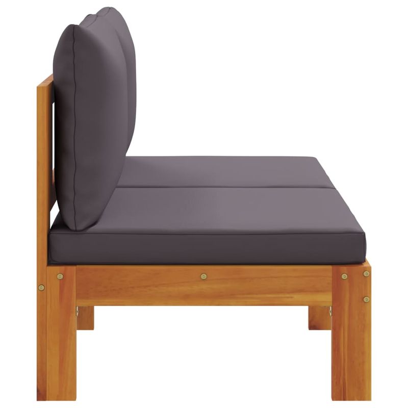 Casa si Gradina - Gradina si terasa - Mobilier exterior - Canapele si fotolii gradina - Canapea de gradina cu perne, 2 locuri, lemn masiv de acacia - Infinity.ro