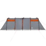 Sport si Outdoor - Camping - Corturi camping - Cort de familie tunel 8 persoane, gri/portocaliu, impermeabil - Infinity.ro