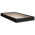 Casa si Gradina - Mobilier - Paturi si accesorii - Paturi - Cadru de pat, negru, 100x200 cm, lemn prelucrat - Infinity.ro