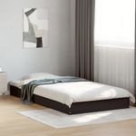 Casa si Gradina - Mobilier - Paturi si accesorii - Paturi - Cadru de pat, negru, 100x200 cm, lemn prelucrat - Infinity.ro
