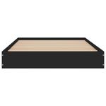Casa si Gradina - Mobilier - Paturi si accesorii - Paturi - Cadru de pat, negru, 100x200 cm, lemn prelucrat - Infinity.ro