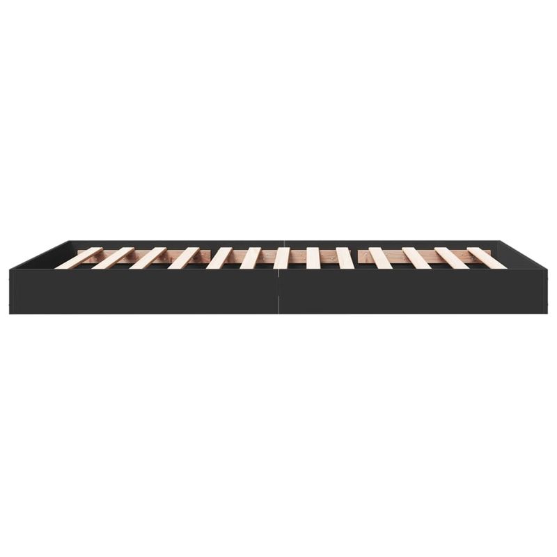 Casa si Gradina - Mobilier - Paturi si accesorii - Paturi - Cadru de pat, negru, 100x200 cm, lemn prelucrat - Infinity.ro