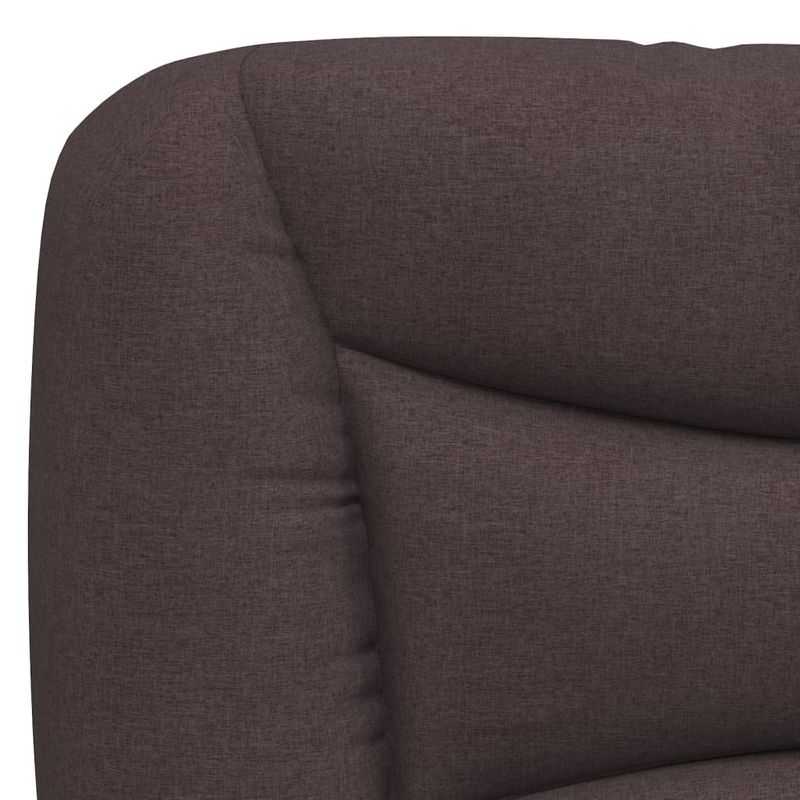 Casa si Gradina - Mobilier - Paturi si accesorii - Paturi - Pat cu saltea, maro inchis, 80x200 cm, material textil - Infinity.ro