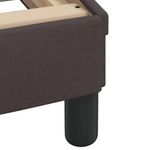 Casa si Gradina - Mobilier - Paturi si accesorii - Paturi - Pat cu saltea, maro inchis, 80x200 cm, material textil - Infinity.ro