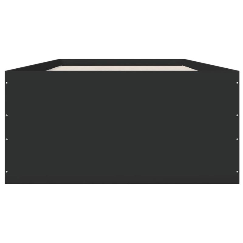 Casa si Gradina - Mobilier - Paturi si accesorii - Paturi - Cadru de pat, negru, 90x200 cm, lemn prelucrat - Infinity.ro