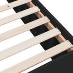 Casa si Gradina - Mobilier - Paturi si accesorii - Paturi - Cadru de pat, negru, 90x200 cm, lemn prelucrat - Infinity.ro