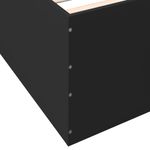 Casa si Gradina - Mobilier - Paturi si accesorii - Paturi - Cadru de pat, negru, 90x200 cm, lemn prelucrat - Infinity.ro