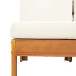 Casa si Gradina - Gradina si terasa - Mobilier exterior - Canapele si fotolii gradina - Canapea de gradina cu perne, 2 locuri, lemn masiv de acacia - Infinity.ro