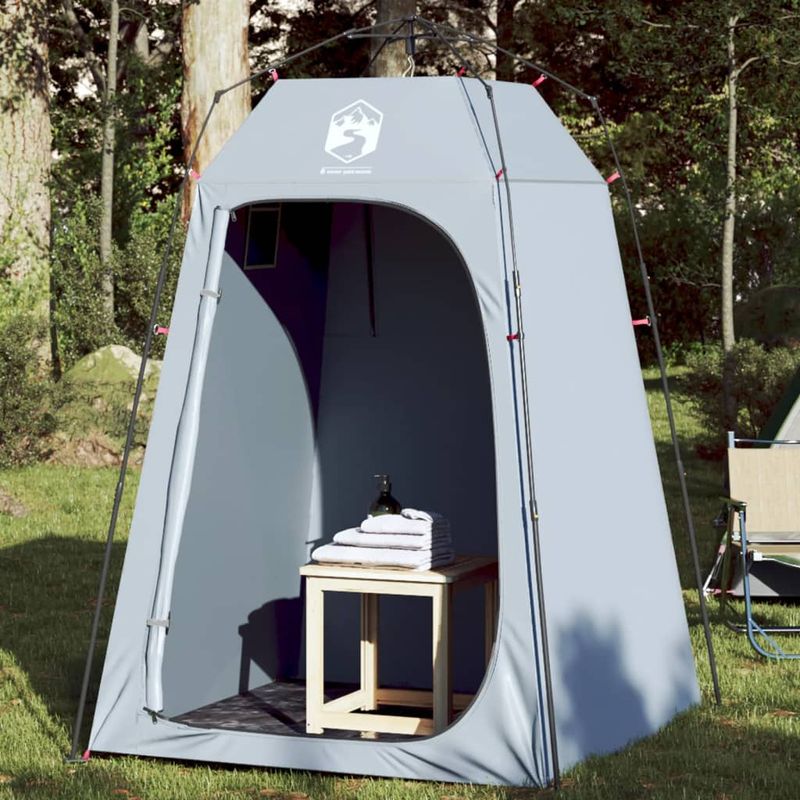 Sport si Outdoor - Camping - Corturi camping - Cort de intimitate cu eliberare rapida, impermeabil, gri - Infinity.ro
