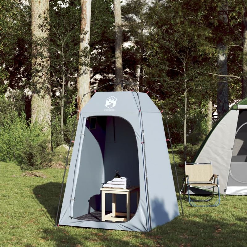 Sport si Outdoor - Camping - Corturi camping - Cort de intimitate cu eliberare rapida, impermeabil, gri - Infinity.ro