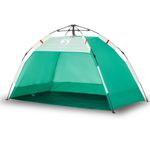 Sport si Outdoor - Camping - Corturi camping - Cort camping 4 persoane verde marin impermeabil setare rapida - Infinity.ro