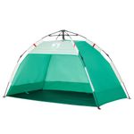 Sport si Outdoor - Camping - Corturi camping - Cort camping 4 persoane verde marin impermeabil setare rapida - Infinity.ro