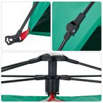 Sport si Outdoor - Camping - Corturi camping - Cort camping 4 persoane verde marin impermeabil setare rapida - Infinity.ro